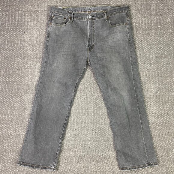 Levi's 569 Jeans Men's 40 x 30 Gray Black Fits 42 x 28 - Picture 1 of 14